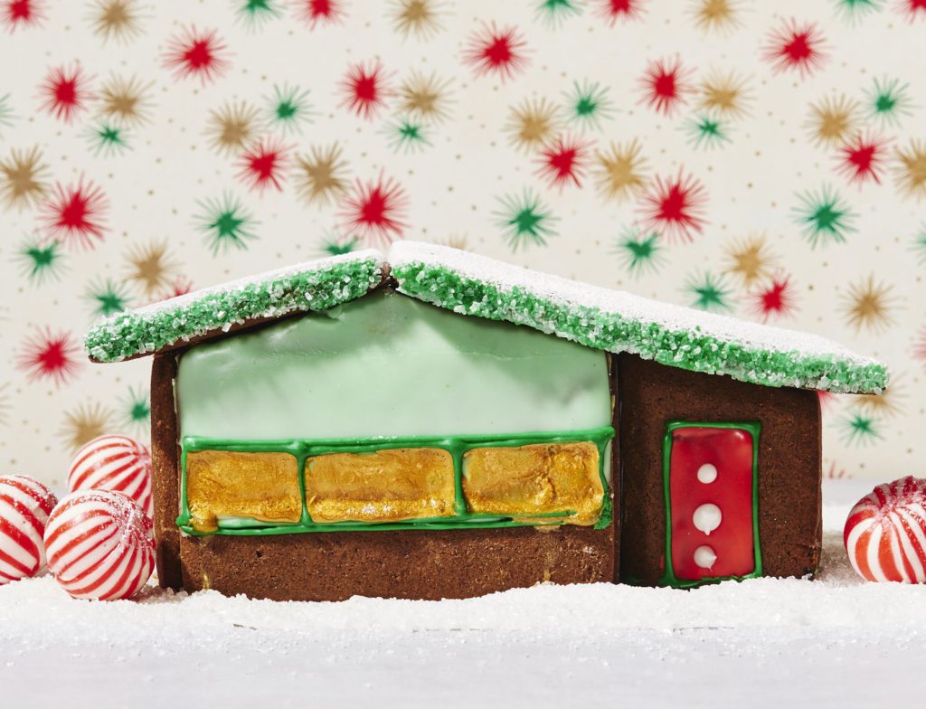 GFF Midcentury Modern Gluten-Free Gingerbread House Pattern