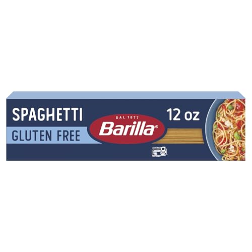 BARILLA Gluten Free Spaghetti, 12 Ounce - Non-GMO Gluten Free Pasta Made with Blend of Corn & Rice - Vegan Pasta