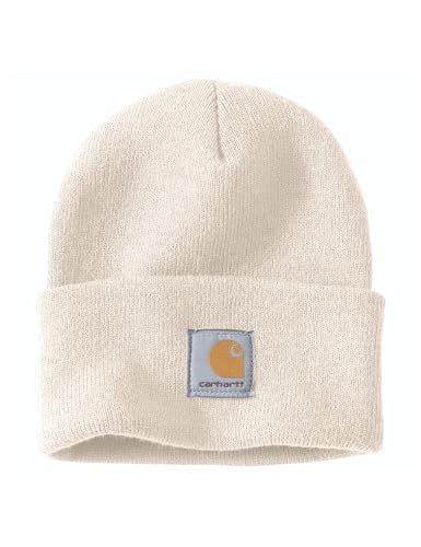 Carhartt Men's Knit Cuffed Beanie, Deep Winter White, One Size