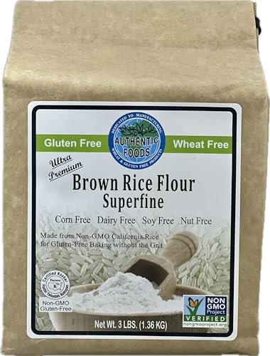 Authentic Foods Superfine Brown Rice Flour - 3lb