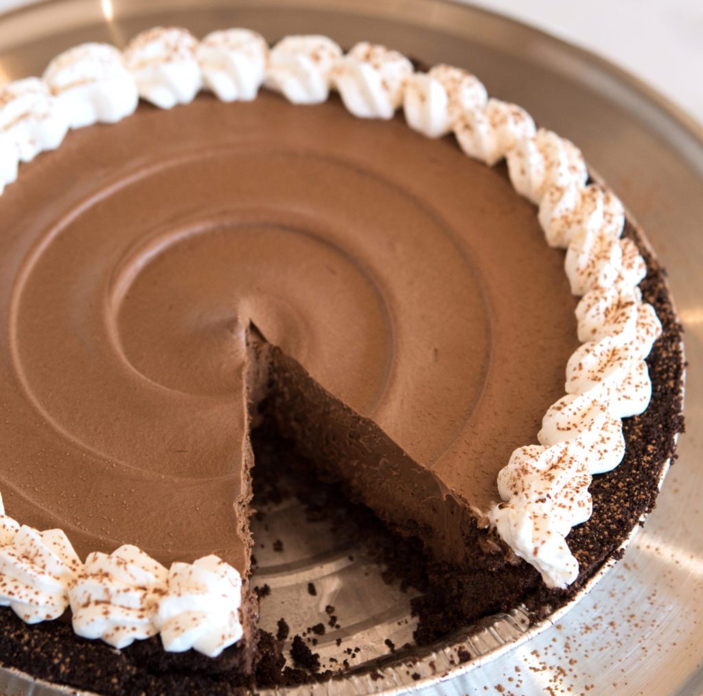 Gluten-Free Chocolate Peppermint Mousse Pie  Recipe