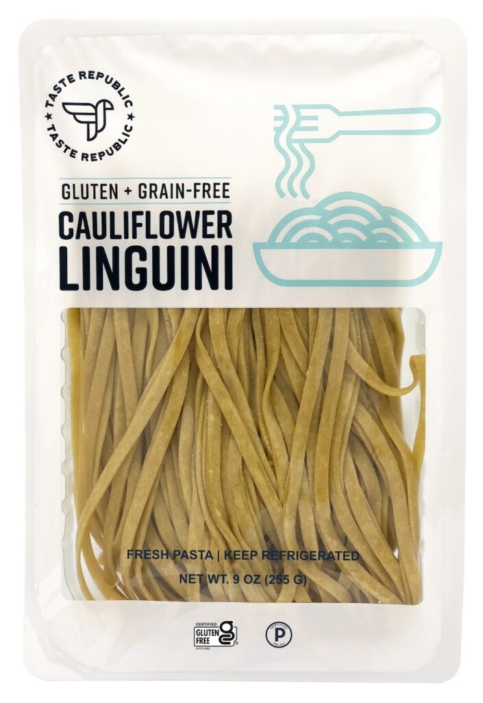 fresh gluten free pasta: cauliflower linguine