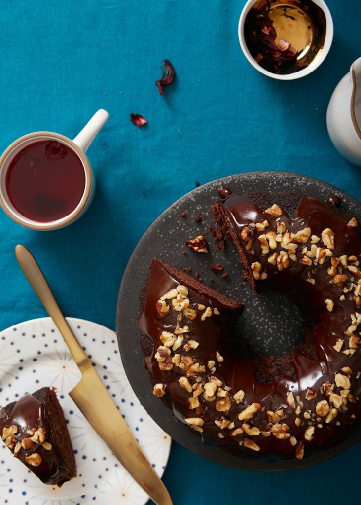 Gluten-Free Chocolate Bundt Cake with Chocolate Glaze