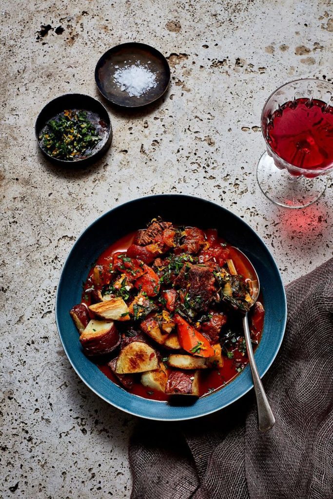 Gluten Free Beef Spezzatino with Roasted