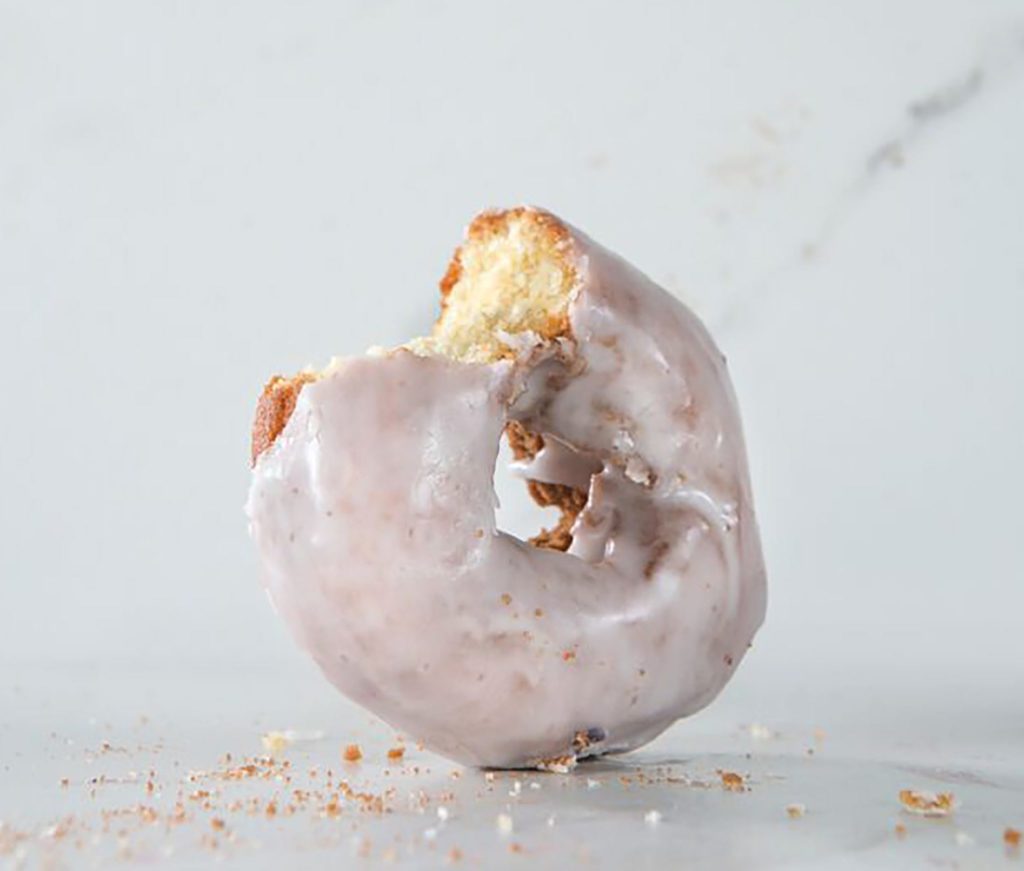 Gluten-Free Vanilla-Glazed Old-Fashioned Sour Cream Doughnuts