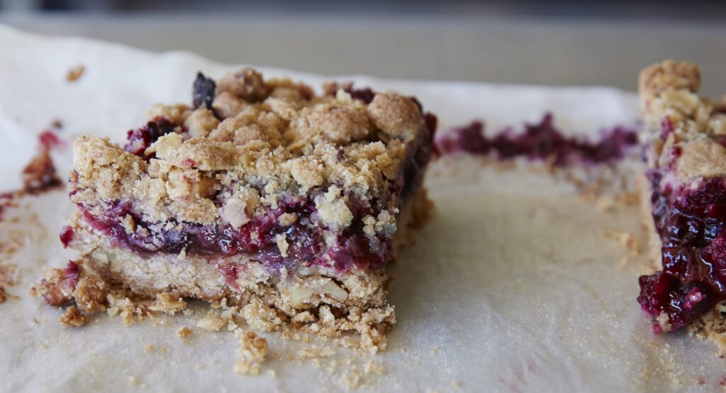 Gluten-Free Vegan Berry Bars
