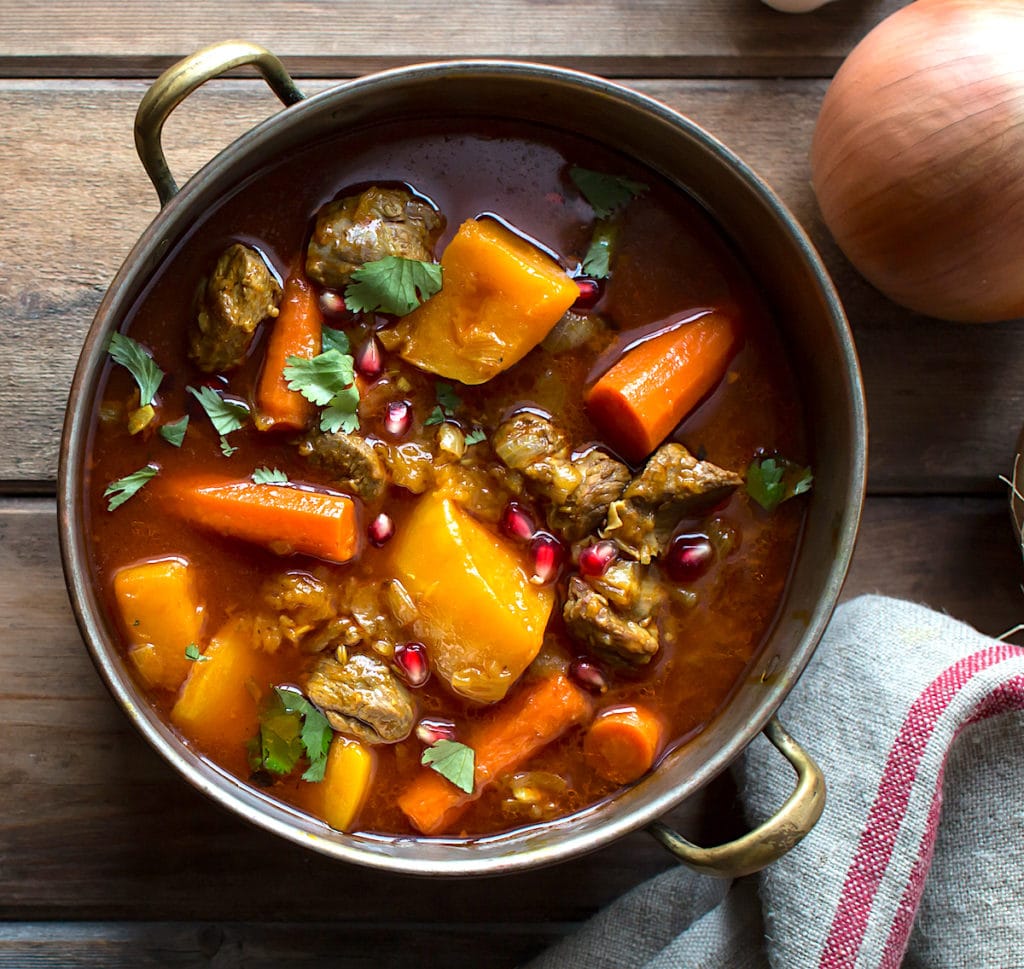 Gluten-Free Moroccan Lamb and Pumpkin Stew Recipe