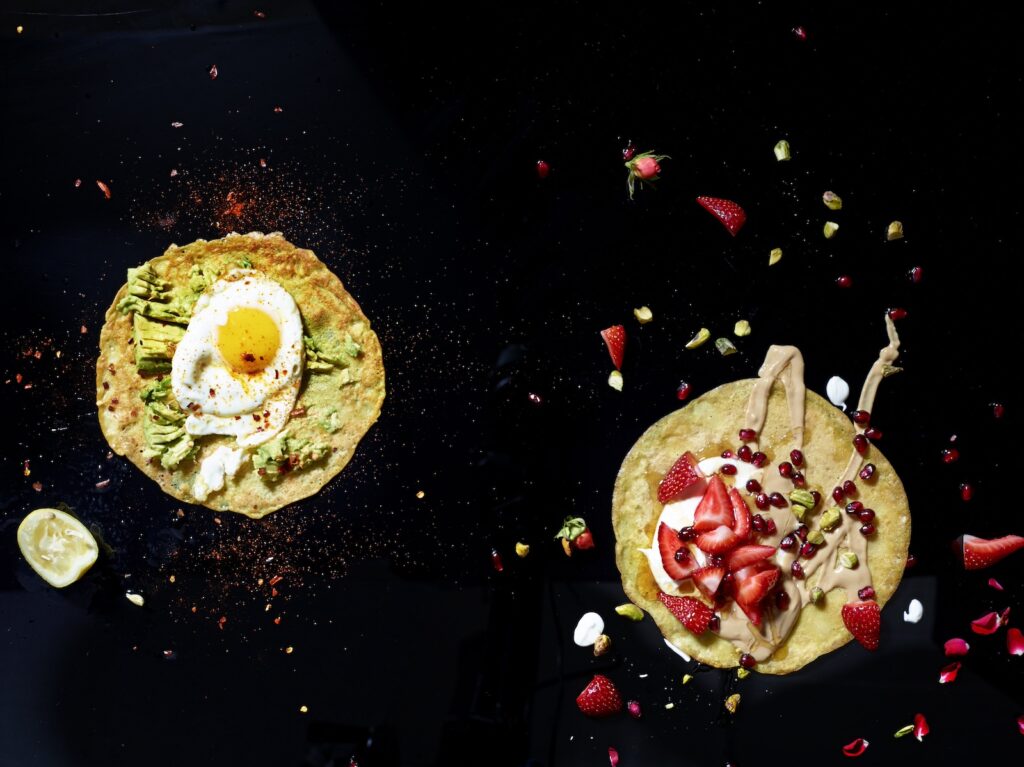 Gluten-free chickpea crepes are fantastic for breakfast, lunch, dinner, or dessert!