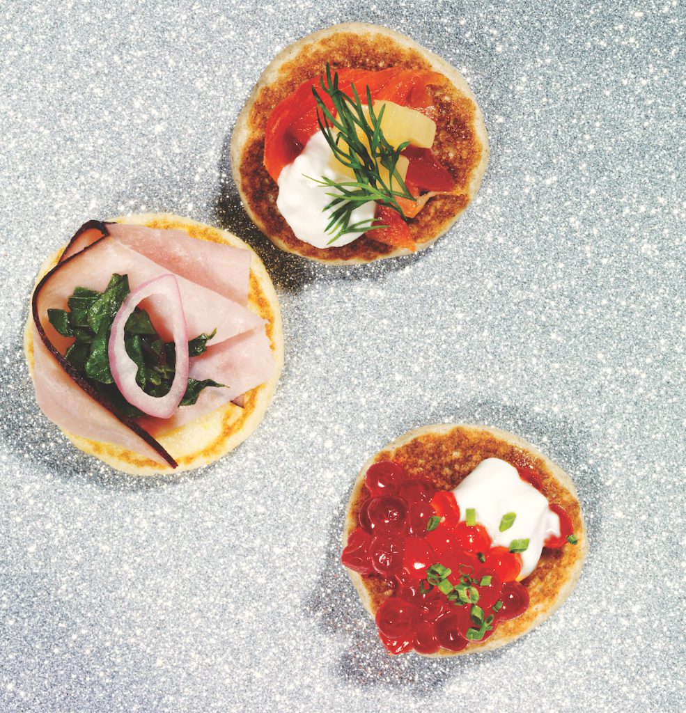 Gluten-Free Buckwheat Blini Recipe Plus 3 Topping Combos