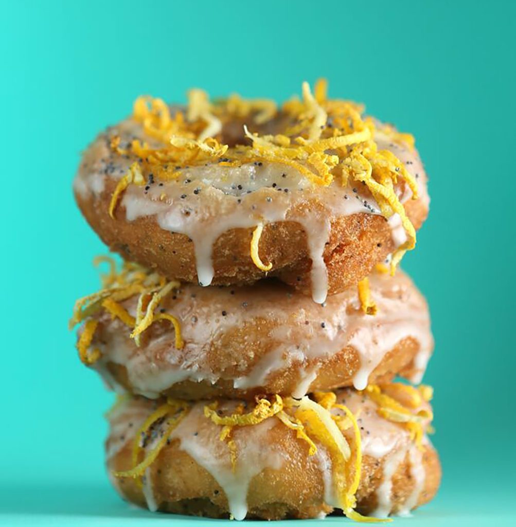 Gluten-Free Lemon Poppy Seed Doughnuts