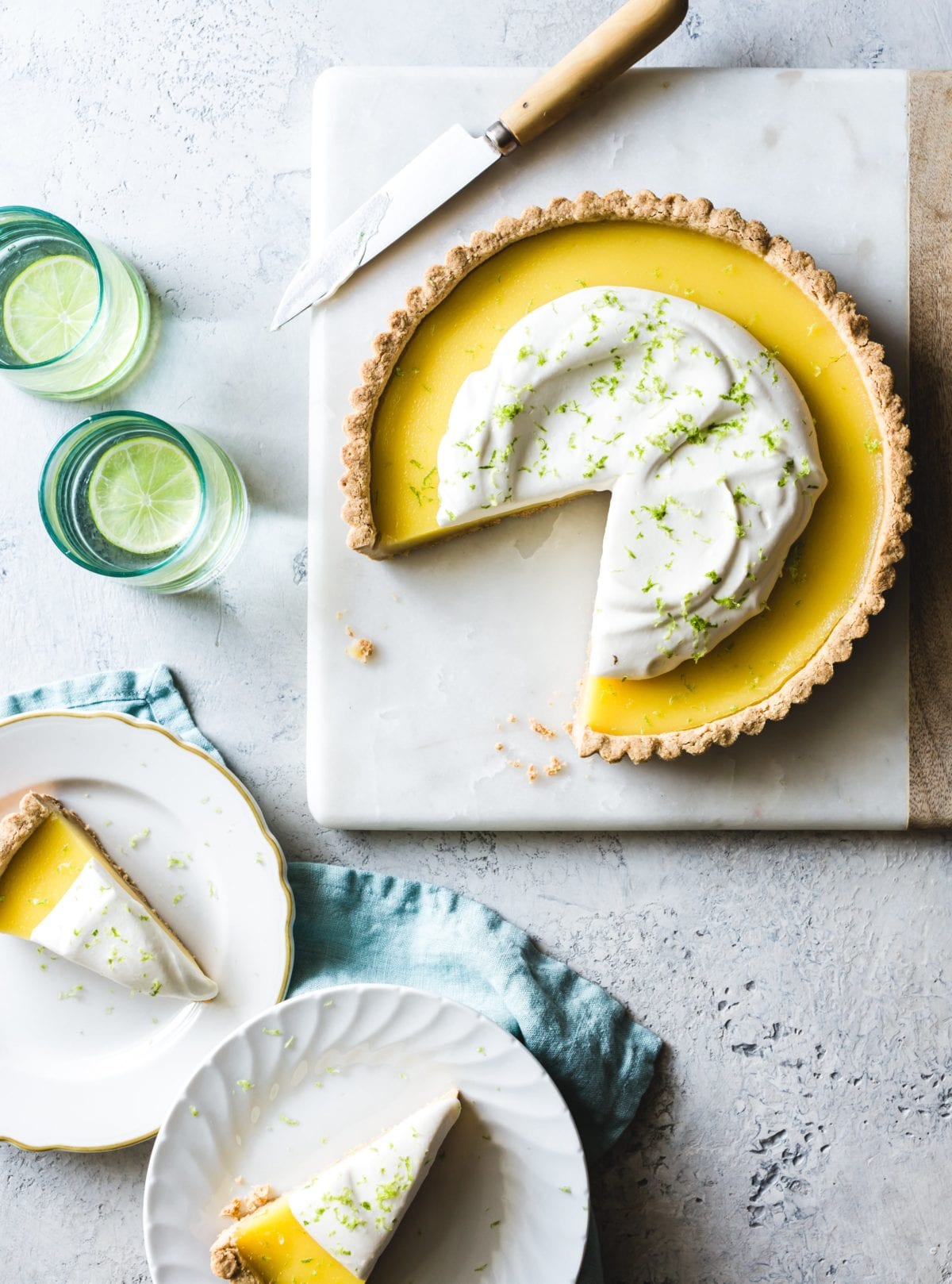 gluten free lime tart