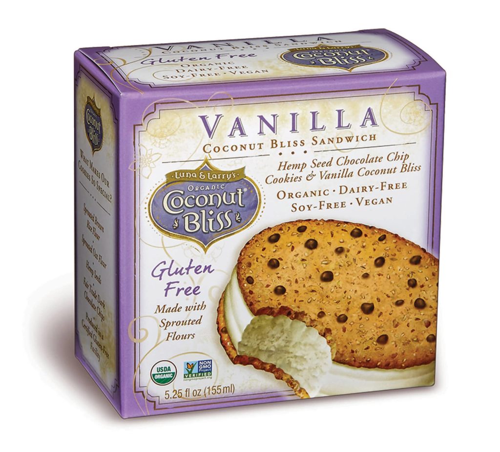 Product Review: Luna and Larry’s Coconut Bliss vegan ice cream sandwiches