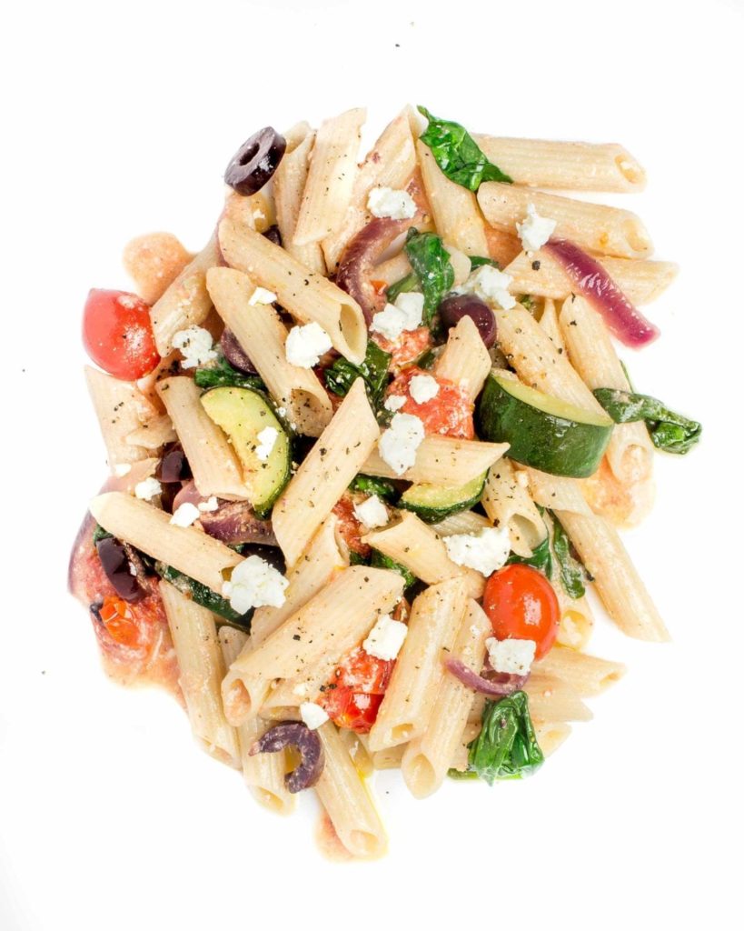 gluten free pasta meal