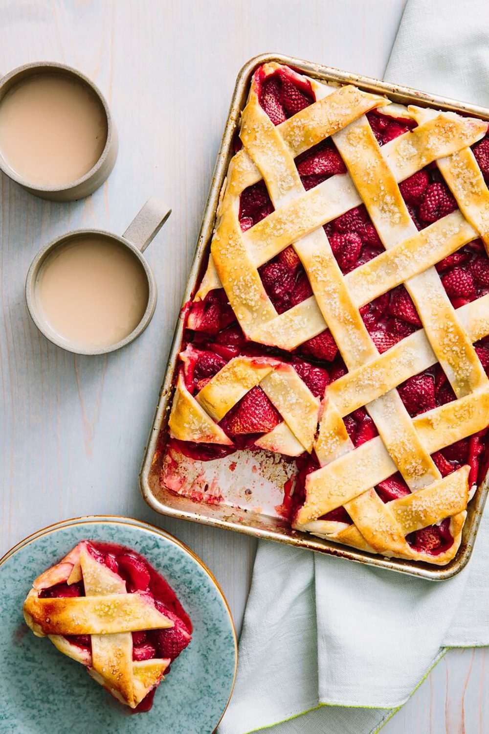 Red Berry and Lime Gluten Free Fruit Pie
