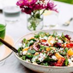 Roasted Beets Quinoa and Greens