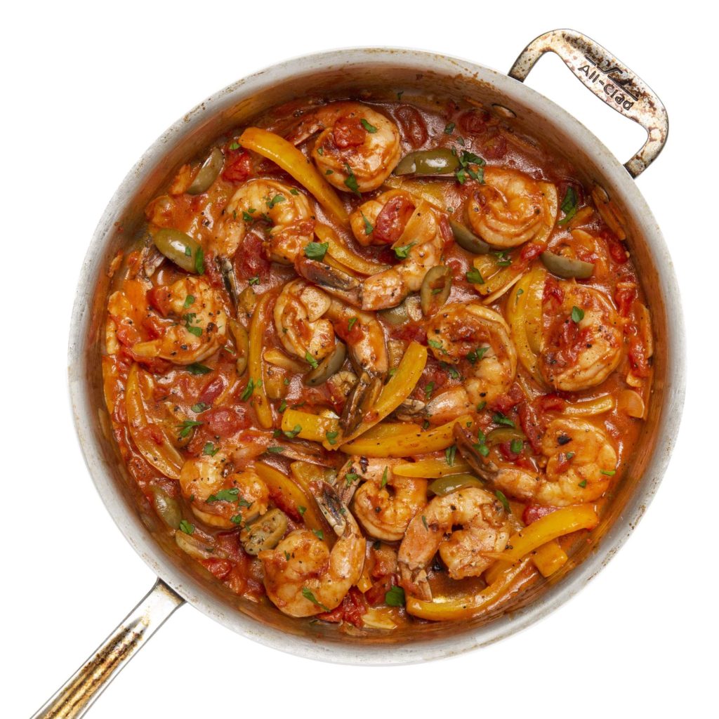 Shrimp in Tomato-Garlic Sauce